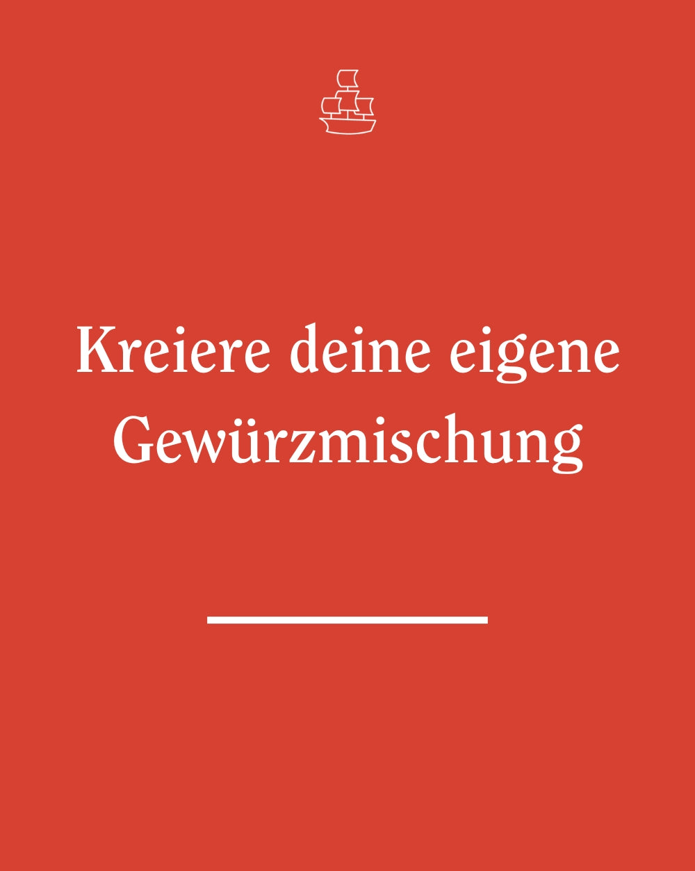 Workshop, Kreiere deine eigene Gewürzmischung