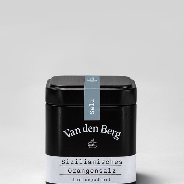 Van den Berg BIO Sizilianisches Orangensalz Dose 155 ml