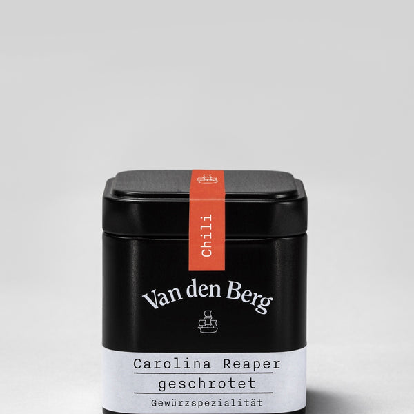 Van den Berg Carolina Reaper Chili Geschrotet Dose 155 ml