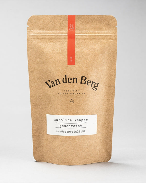 Van den Berg Carolina Reaper Chili Geschrotet Nachfüllbeutel