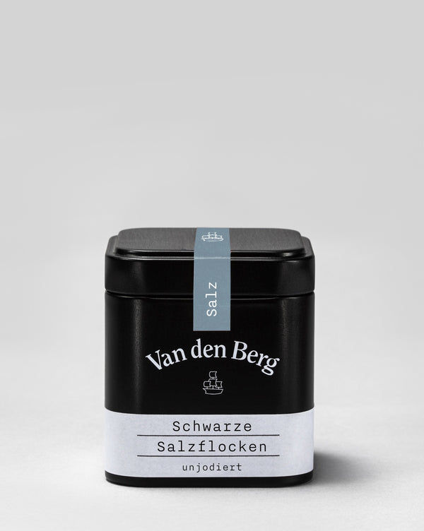 Van den Berg Schwarze Salzflocken Dose 155 ml