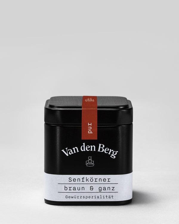 Van den Berg Senfkörner Braun Ganz pur Dose 155 ml